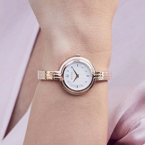 ***NEW*** Bulova Ladies Rhapsody Diamond Quartz Bracelet Watch - Picture 10 of 10